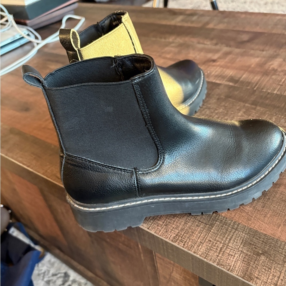 Dolce Vita Black Boots Size 7 Lobera - Picture 2 of 5
